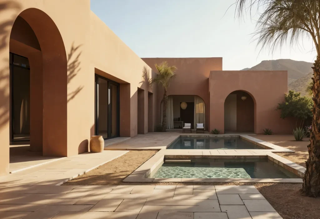 Luxury Moroccan villa expressing architecture, privacy, and personal identity