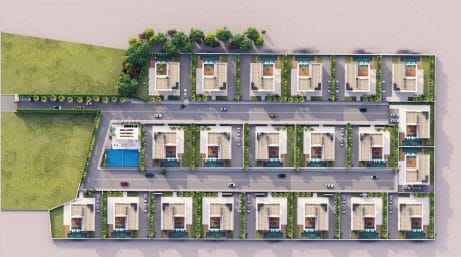 28,000 m² SD1 Land with Approved 22-Villa Project — 2