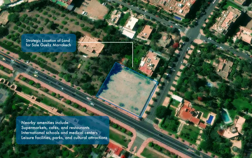Large titled residential development site in Gueliz-East Marrakech