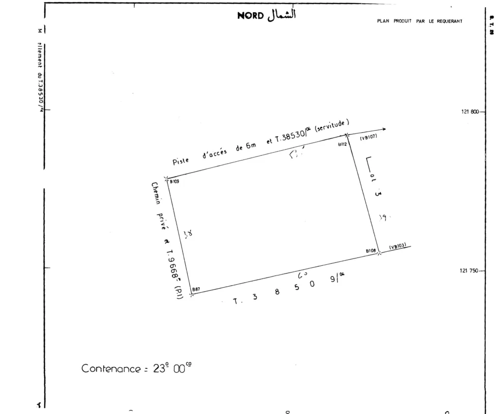 Flat development land in the residential district of Targa, Marrakech